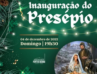 Perpétuo Socorro inaugura presépio na Praça do Santuário no Alto da Glória, neste domingo (04), às 19h30