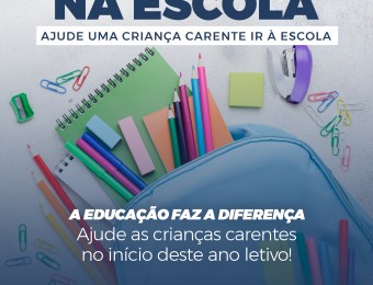 Criança na Escola - Ajude uma criança carente ir à escola