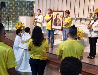 Integrantes do SAV participam de missa de envio