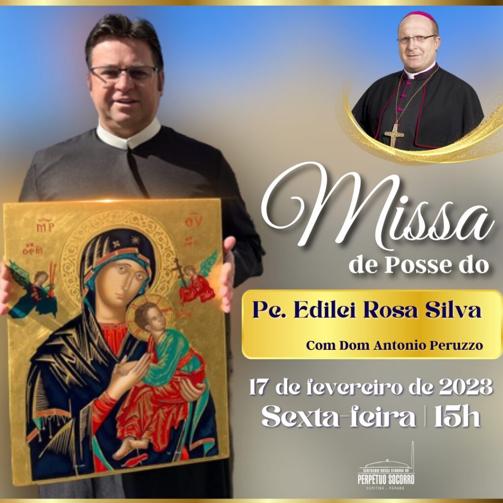 Posse Canônica: Dom Peruzzo preside missa de posse de Padre Edilei Rosa Silva nesta sexta (17), às 15h 8 0b08d583fd62fd9295f8696e3aa0416c