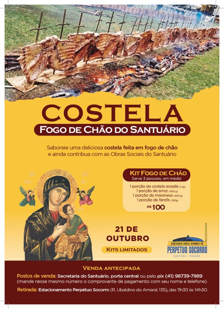 Santuário Perpétuo Socorro promove Costela Fogo de Chão 2 0c5ad0e7fc7b15fae50f6a6e4472ebe1