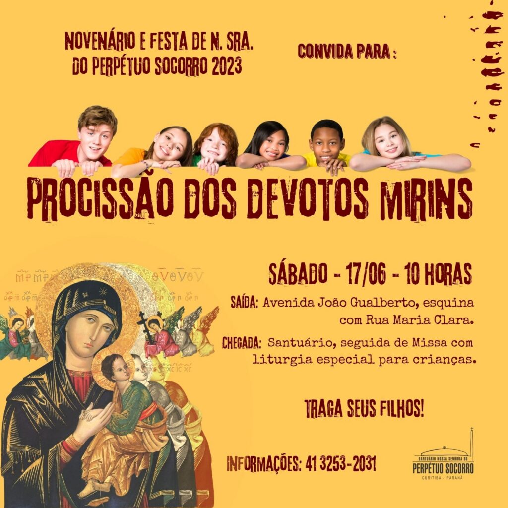 Devotos Mirins saem em procissão pelas ruas para homenagear Nossa Senhora do Perpétuo Socorro 6 1a4d0c731da0b398e487b654656730ed