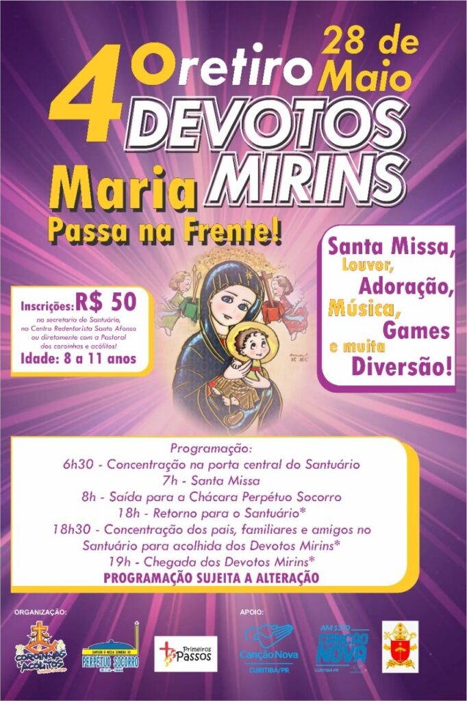 Santuário Perpétuo Socorro promove encontro voltado para crianças 6 2c53681f98e67d2501ba549d59c96f44