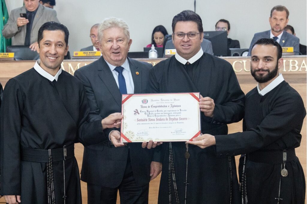 Santuário Nossa Senhora do Perpétuo Socorro é homenageado na Câmara Municipal de Curitiba, em comemoração aos 25 anos de elevação à categoria de Santuário 4 3c1eec50930480a19514ef5d1a71bc8a