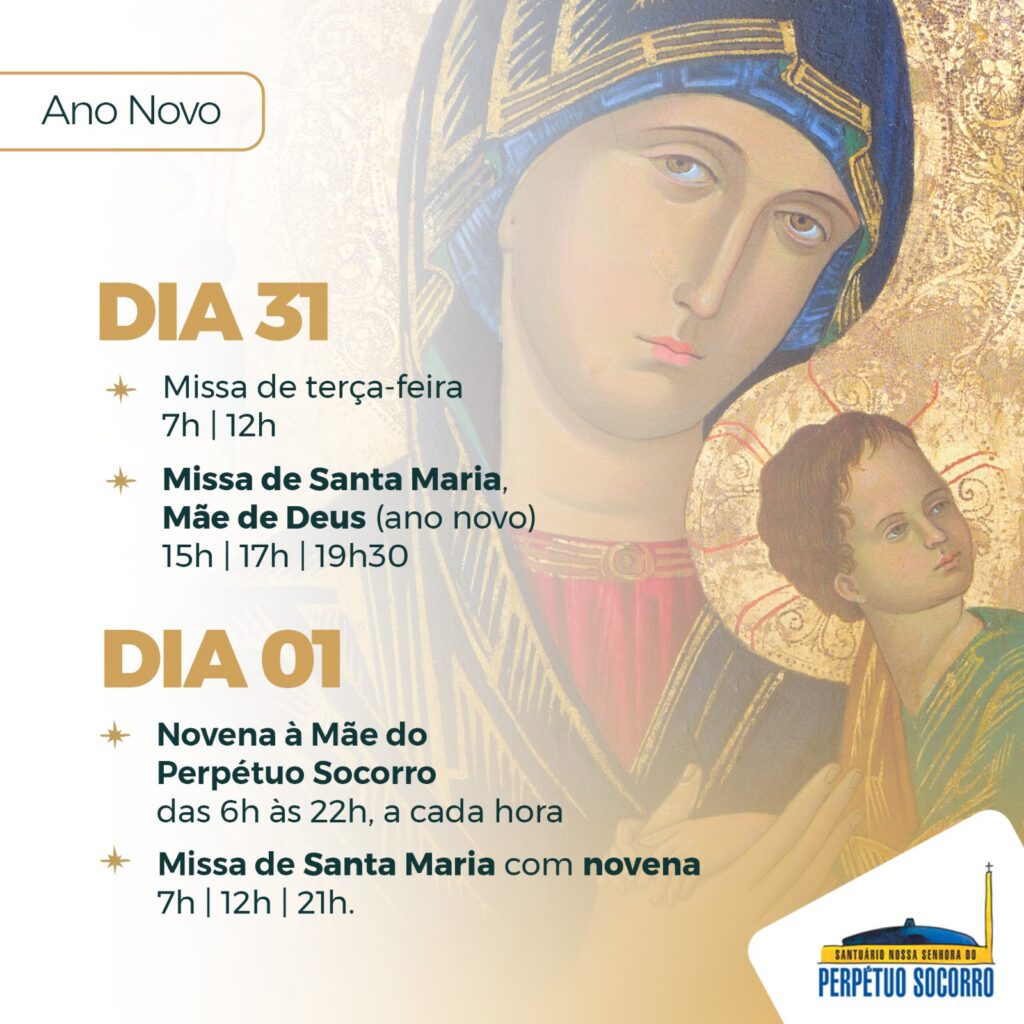 Santuário Perpétuo Socorro prepara programação para o Final de Ano 1 82295e3582ef0bb501474af459549488