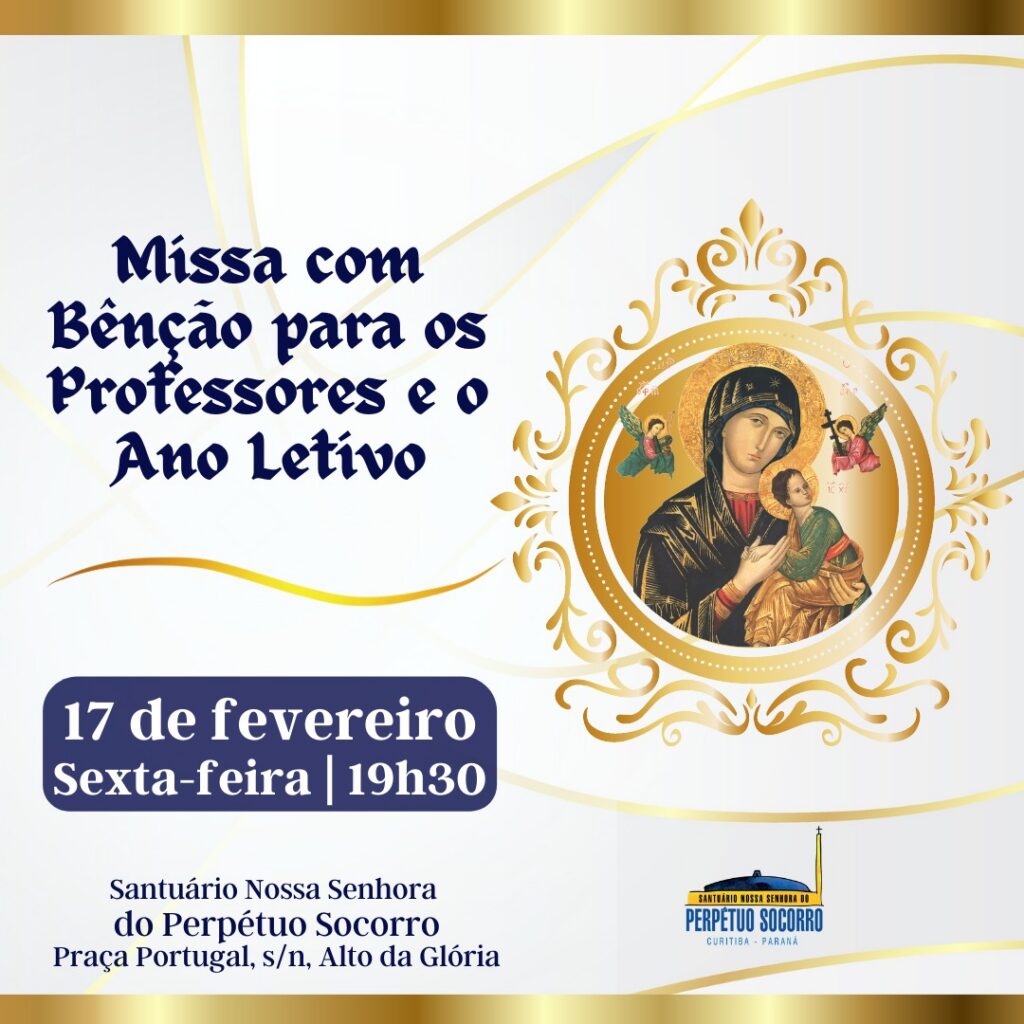 Santuário Perpétuo Socorro promove bênção para os professores nesta sexta (17), às 19h30 7 8b43c4ea3ea5f7707f4c1355b2f118ad