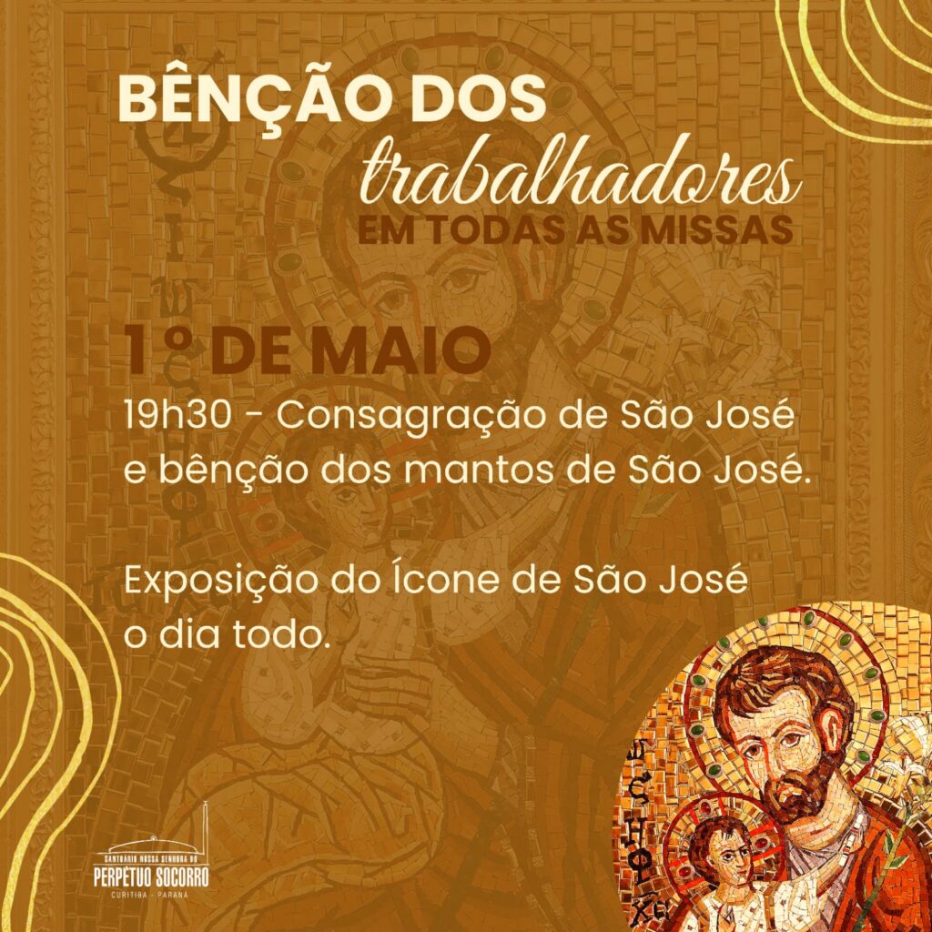 Santuário Perpétuo Socorro realiza Bênção dos Trabalhadores 1 8d0dffcf85cd705b00a1e1b5a4b6ae6e