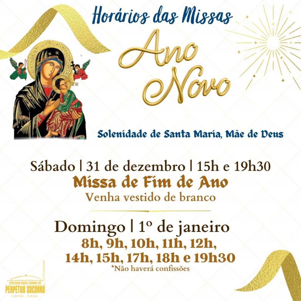 Missas de Ano Novo no Santuário Perpétuo Socorro 5 a7b440448bedb386cccdc545e404e0c7