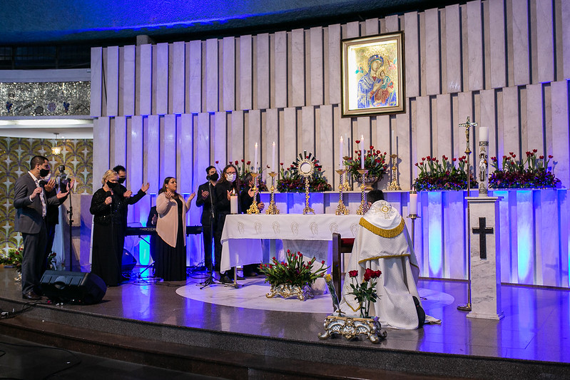 Peregrinação, missa e live musical marcaram o último dia do novenário 2 aa4838dcd1f1101ae042699d4f67eec3