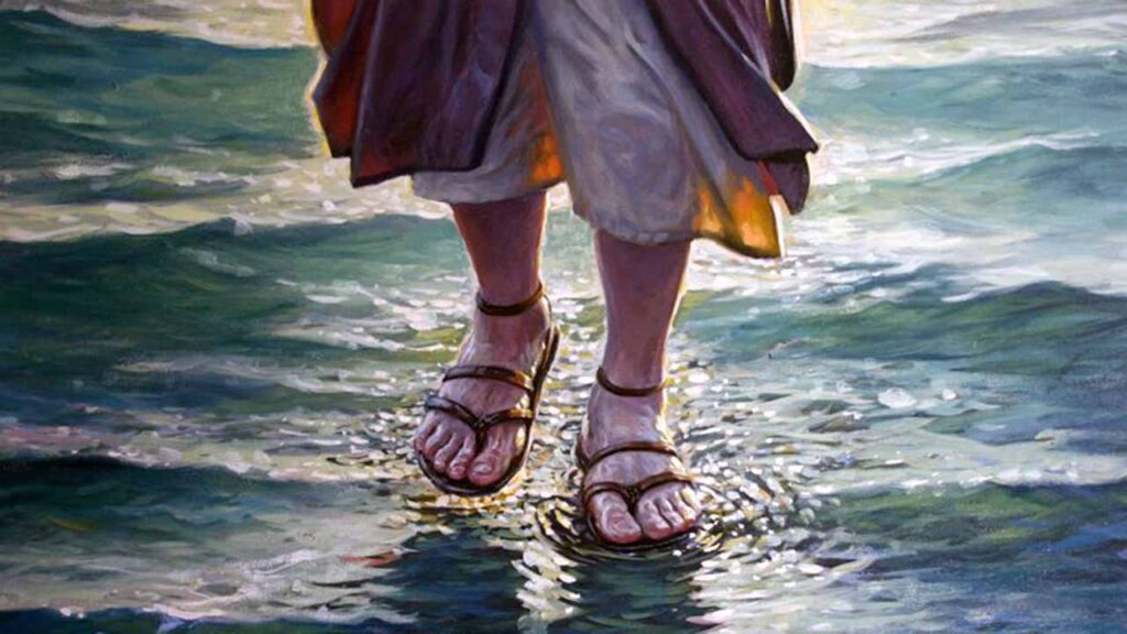 andando sobre as aguas