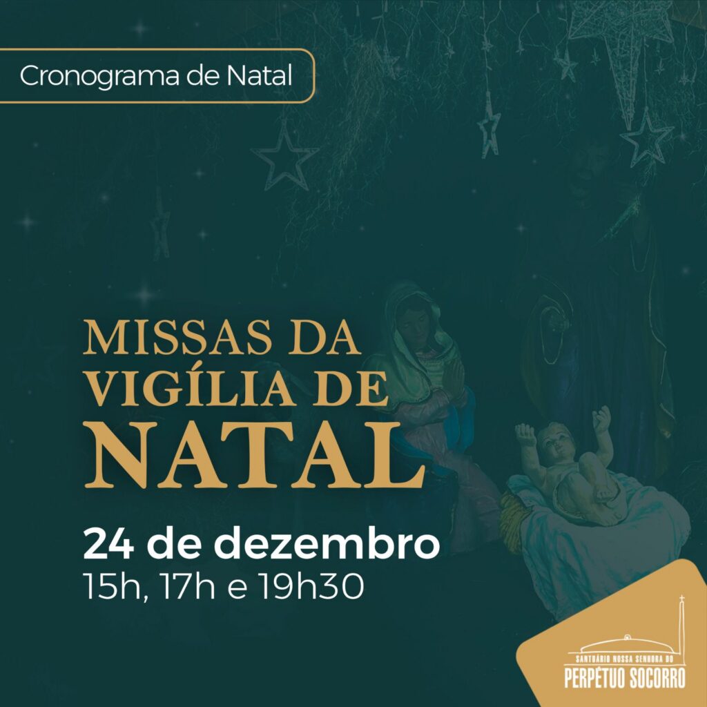 Santuário Perpétuo Socorro amplia programação com mutirão de confissões e três horários de Missa da Vigília de Natal 3 be52af947ec5dc3fe87cc37f21447a96