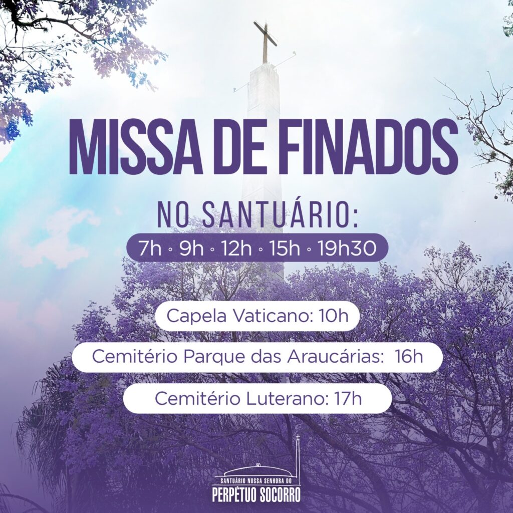 Santuário Perpétuo Socorro terá programação especial de missas no Dia de Finados 4 c37b4c5a1bacd4323940204e1403ef2b