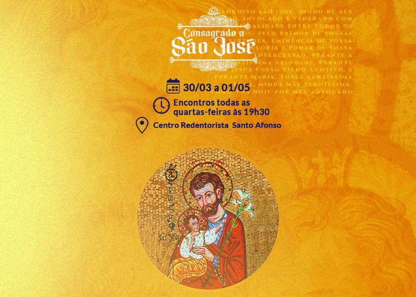 Santuário inicia novo itinerário em preparação à Consagração a São José 2 d0b96e82497021520089d35ab24f89ca