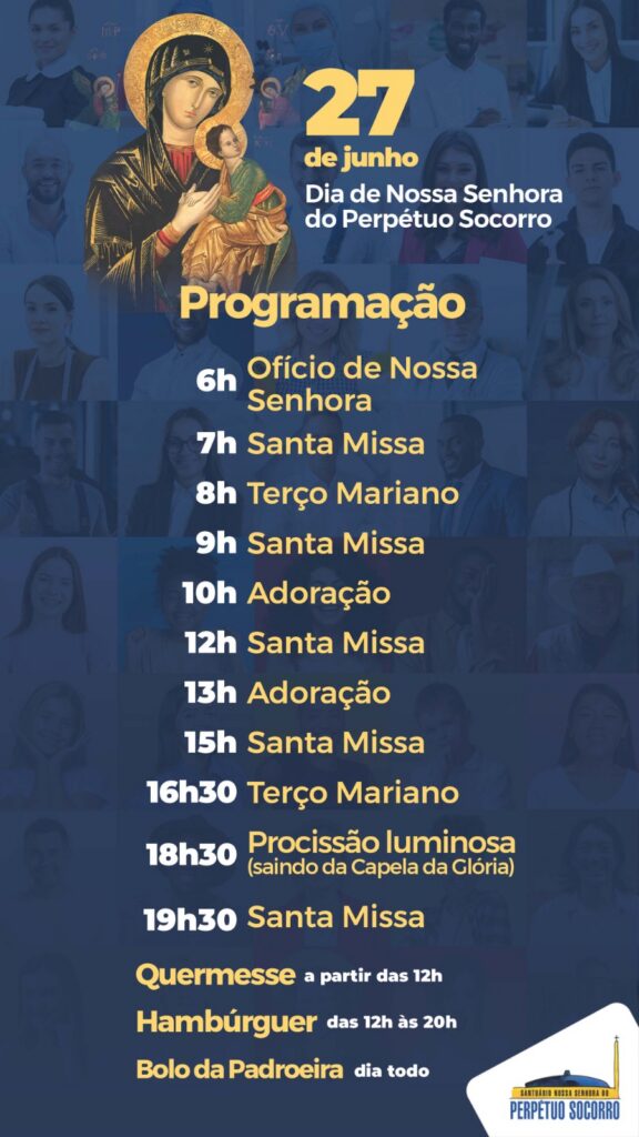 Santuário Perpétuo Socorro celebra Dia da Padroeira nesta quinta-feira (27) no Alto da Glória 16 ee6fb6e6c454a4ef8b3643b5cf1166bf