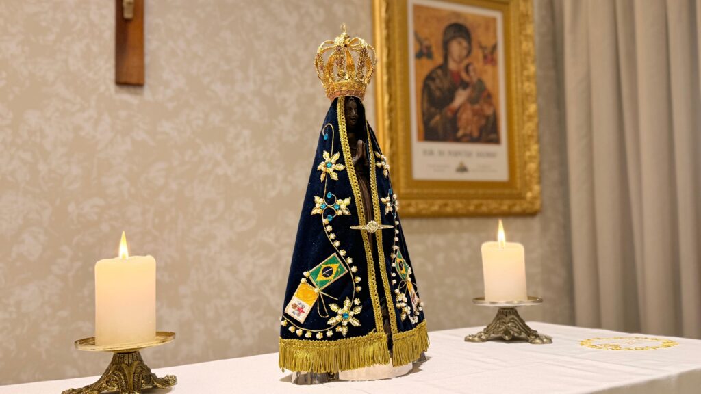 IMG IMAGEM PEREGRINA NSRA APARECIDA 2026 NA CASA PAROQUIAL